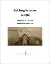 Goldberg Variation - Allegro Orchestra sheet music cover